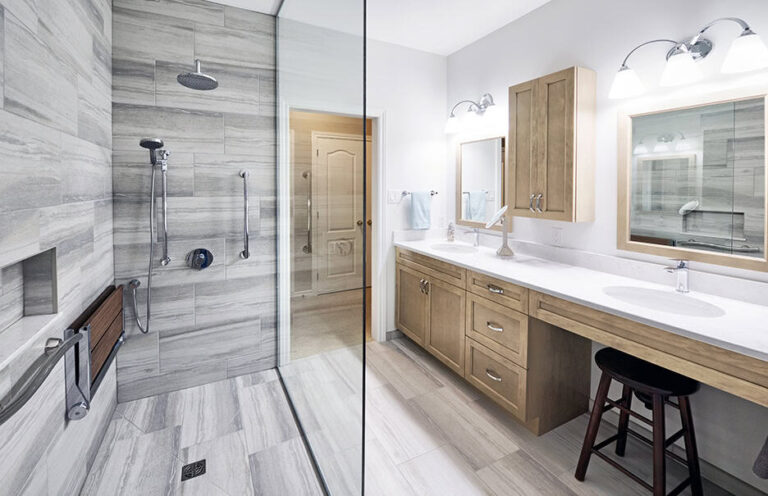 barrier-free shower
